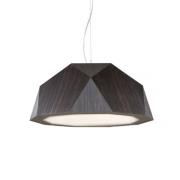 LED hanglamp Crio in donkere houtlook