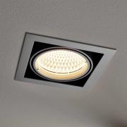 Arcchio Adin LED inbouwlamp, 3.000K, 25,9W, grijs