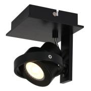 LED-spot Westpoint 1-lamp zwart
