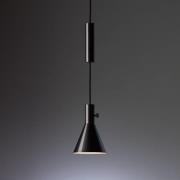 Eleu - glanzende zwarte led hanglamp
