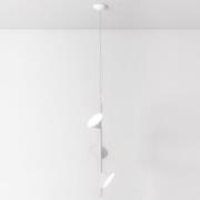 Axolight Orchid LED hanglamp, 3-lamps wit