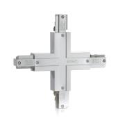 Eutrac X connector met toevoeroptie zilver