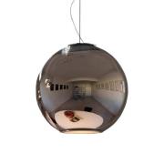 Spiegelende hanglamp GLOBO DI LUCE, diameter 30 cm