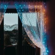 Twinkly RGBW lichtgordijn, 210 LED's