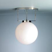 Brandts plafondlamp, Bauhaus-stijl, nikkel, 30 cm