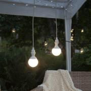 Fitting E27 met Ute kabel, 5 m, wit