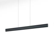 LED hanglamp Runa, zwart, lengte 92 cm