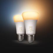 Philips Hue White Ambiance E27 6W, 2 per set