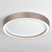 Bopp Aura LED plafondlamp Ø 40cm wit/taupe