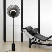 Forestier Oyster designer-vloerlamp, zwart