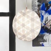 Forestier Chanpen M Hexagonal hanglamp, wit