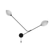 Gubi wandlamp Satellite 2-lamps crème wit