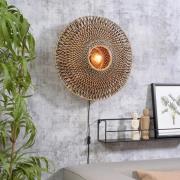 GOED & MOJO Bali wandlamp van bamboe, Ø 60 cm