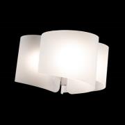 Papiro plafondlamp, 3-lamps, gesatineerd