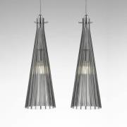 Hanglamp Costa Rica, 2-lamps, grijs