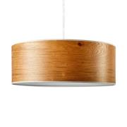 LeuchtNatur Discus hanglamp 35cm eiken wit