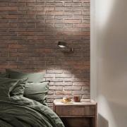 Puk Maxx Hotel G9, 30cm, heldere glazen, mat zwart