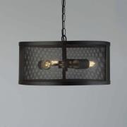 Hanglamp Fishnet van metaal in zwart Ø 45 cm