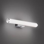 LED wandlamp Mattimo, breedte 40 cm, chroom