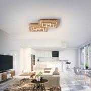 Paul Neuhaus Q-LINEA LED plafond houtdecor 60cm