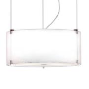 Prandina CPL S7 hanglamp chroom, glas opaal