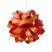 LZF Agatha Ball hanglamp, 84x80cm, oranje