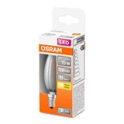 OSRAM Classic B LED lamp E14 1,5W 2.700K mat