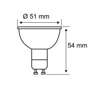 Paulmann LED reflector GU10 5,7W 2.700K 100°