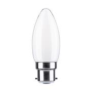 Paulmann LED kaarslamp B22d 4,7W 2.700K opaal