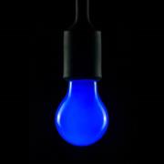 LED lamp, blauw, E27, 2 W, dimbaar