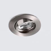 LED plafond inbouwspot DL6809, rond, nikkel