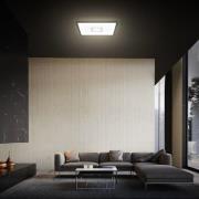 LED plafondlamp Free, 29 x 29 cm, zwart