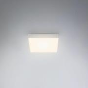 Flame LED plafondlamp, 15,7 x 15,7 cm, zilver