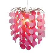 Hanglamp 6008519 met roze decoratie-elementen