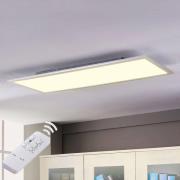 Lindby LED paneel Livel, CCT, 120 cm x 30 cm, aluminium
