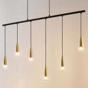 Lucande Carlea hanglamp, 6-lamps
