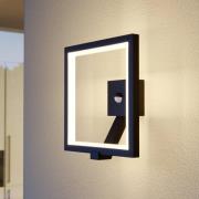 LED buitenwandlamp Square grafietgrijs met sensor