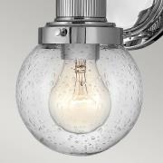 Badkamer wandlamp Poppy, 1-lamp, chroom