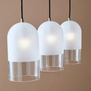 Hanglamp Cope met frosted glas 3-lamps