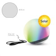 LED bol tint Pendula solar, IP44, wit, CCT, RGB