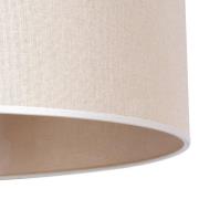Lampenkap Roller, beige, Ø 13 cm, hoogte 15 cm