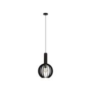 Hanglamp Velasco in zwart, Ø 31 cm