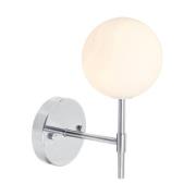 PR Home Sigma S LED wandlamp 1-lamp chroom/opaal