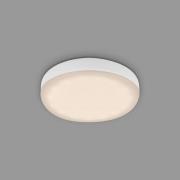 Plat LED inbouwspot, wit, Ø 7,5 cm, 3.000K
