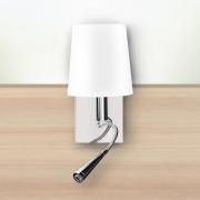 Wandlamp Asset met leeslamp en USB-poort