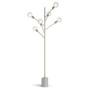 Modo Luce Baobab vloerlamp 6-lamps mat goud