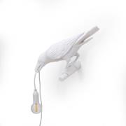 LED decoratie-buitenwandlamp Bird Lamp, links, wit