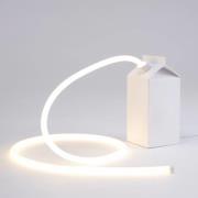LED decoratie-tafellamp Daily Glow melkverpakking