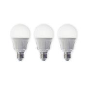 Lindby LED lamp, set van 3, E27, 8,5 W, mat, 3.000 K