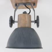 Plafondspot Gearwood. 1-lamp, grijs